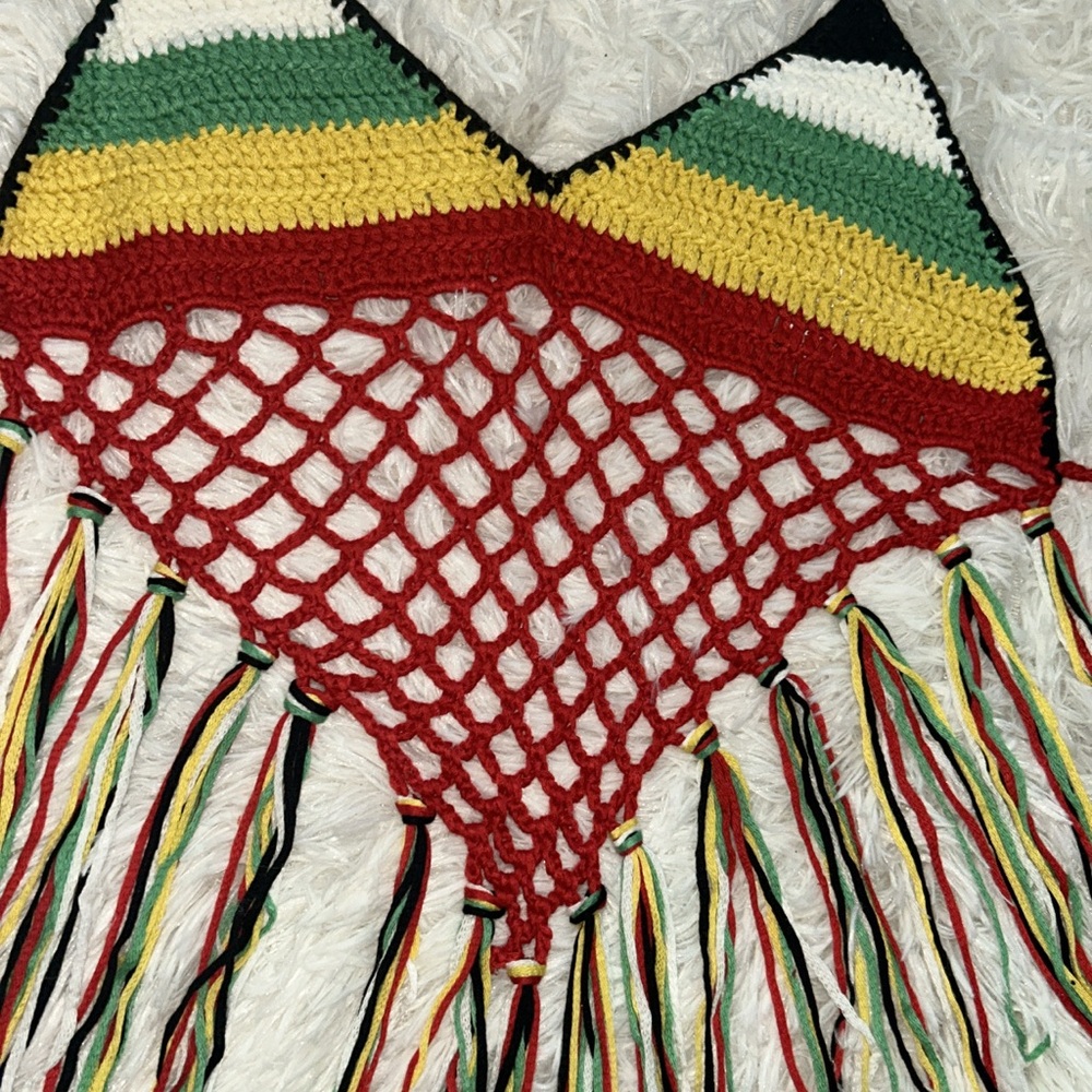 Colorful Crochet Halter Top - Picture 2 of 2